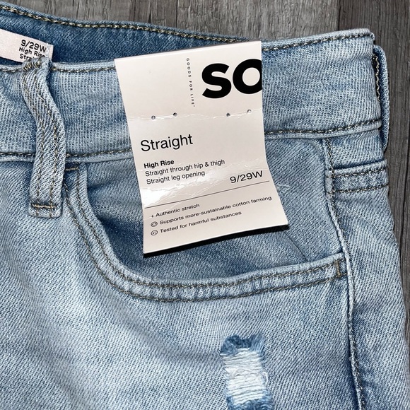 New straight, high-rise jeans from Kohls - Picture 3 of 7